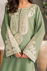 Elegant Sage Green Everyday Wear Kurta Set