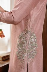 Ryla - Pastel Pink Silk Set