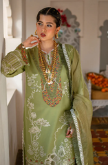 Omavi Sage Elegance Embroidered Lawn Suit