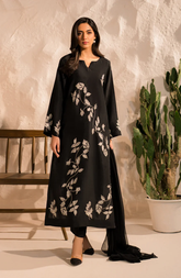 Midnight Bloom Casual Kurta Set