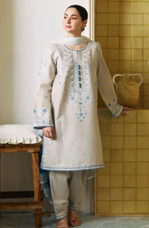 Luxury Embroidered Lawn 3PC Suit
