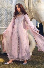 Daisy Pearl Pink Luxury Lawn