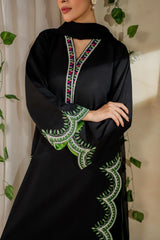 Midnight Floral Casual Kurta Set