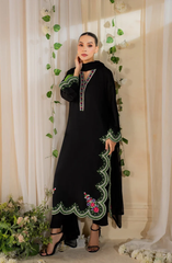 Midnight Floral Casual Kurta Set