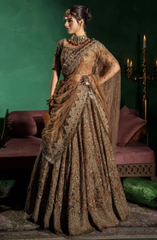 Wedding Lehenga Choli Dupatta Pakistani Bridal Dress