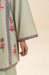 2 PIECE EMBROIDERED CHAMBRAY SUIT FLOW